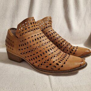 Seychelles Laser Cut Leather Booties